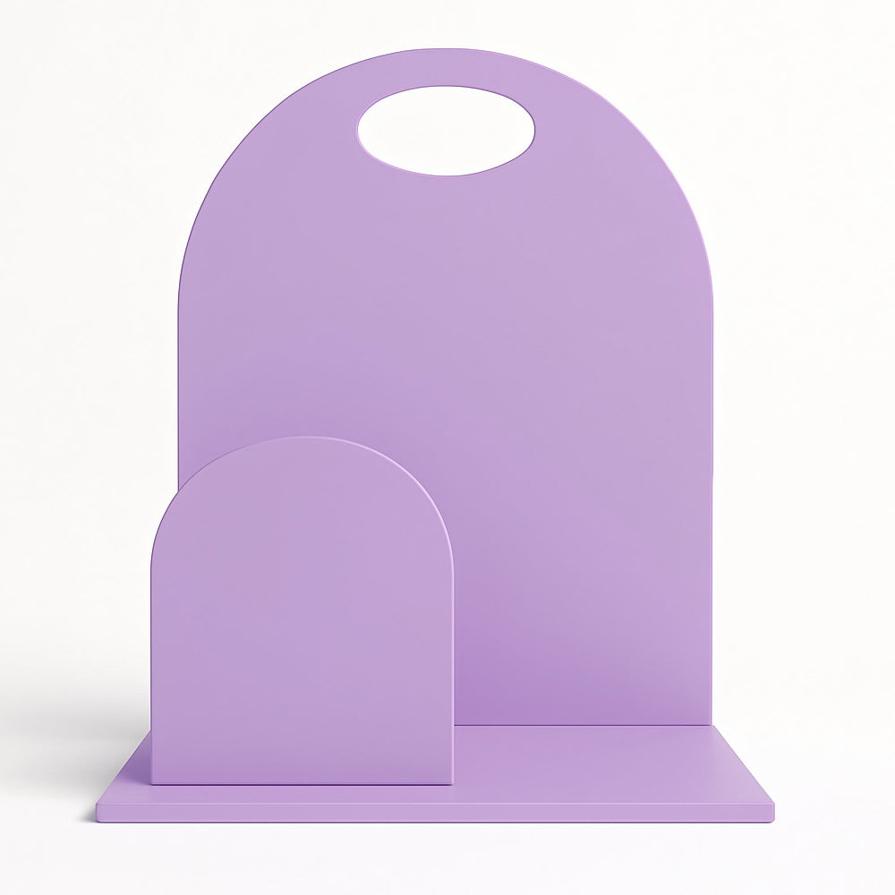 Close-up of Foldable Hamper Cake Stand fully opened on white background