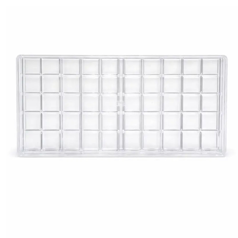 Polycarbonate Rectangular mold white grille on a white background