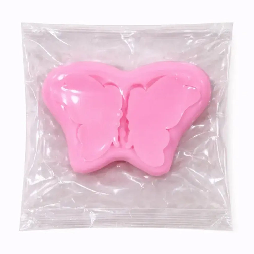 silicone buuterfly shape mold with clear packaging