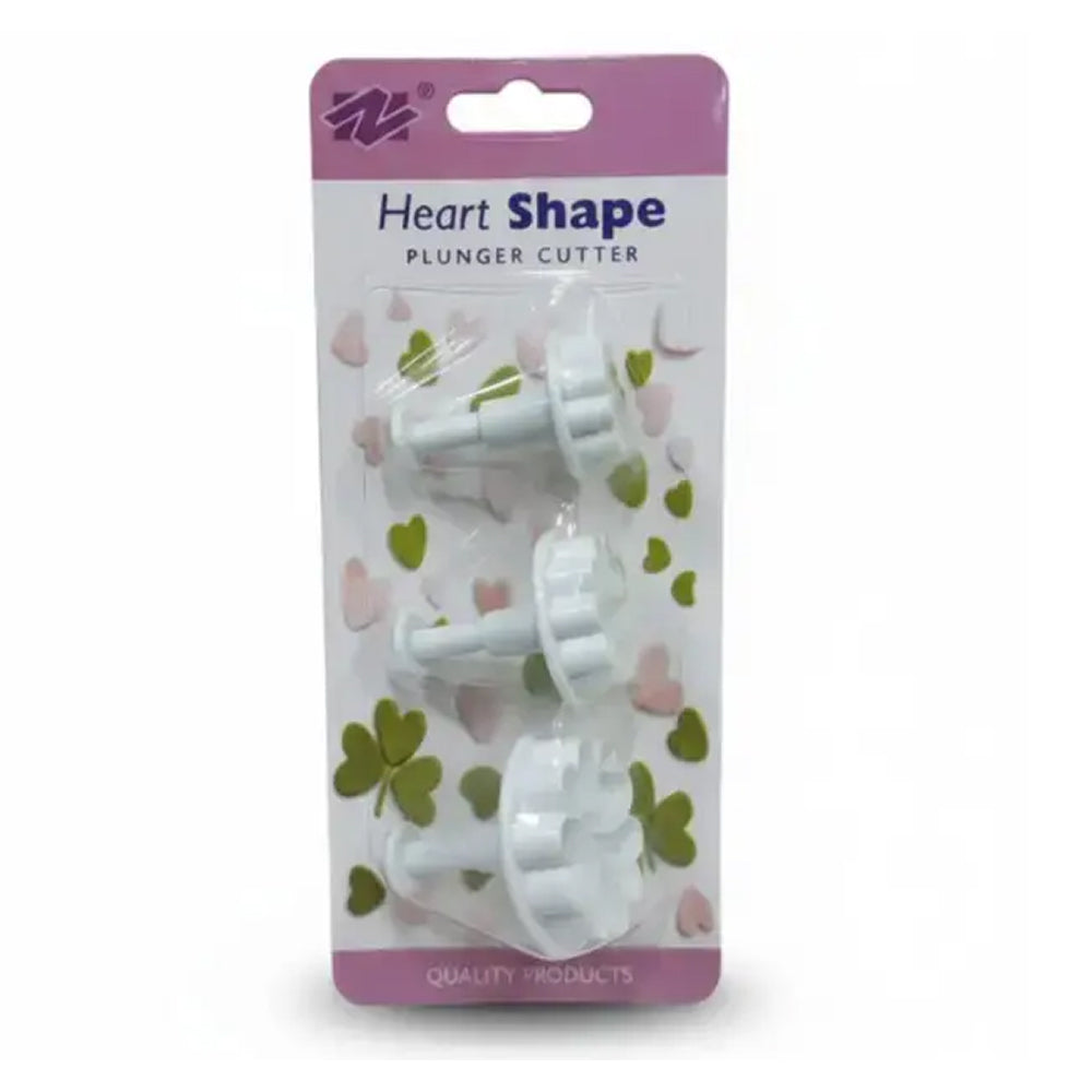 flower shape plunger cutter set in packaging with 'Quality Products' text
