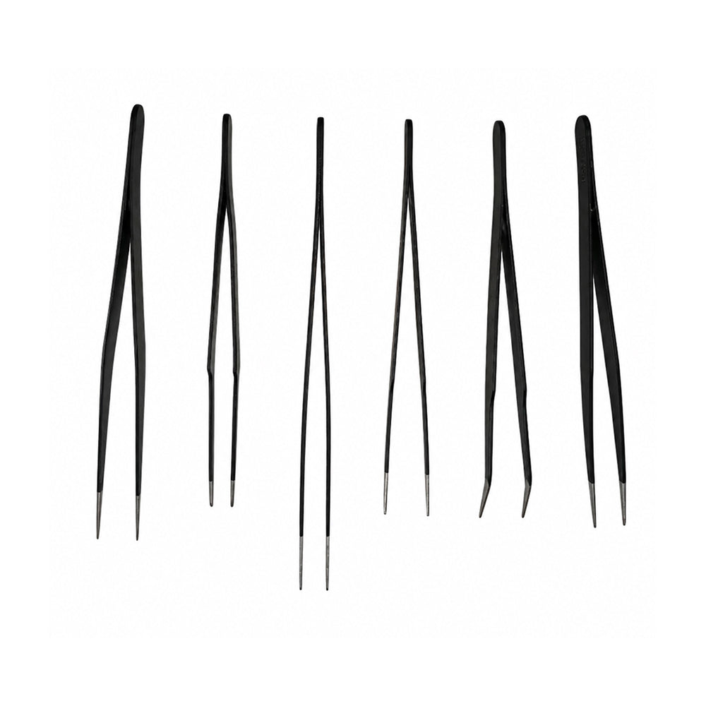 6-in-1 Anti-Static Precision Tweezers Set – ESD Stainless Steel Repair Tool Kit | BT005