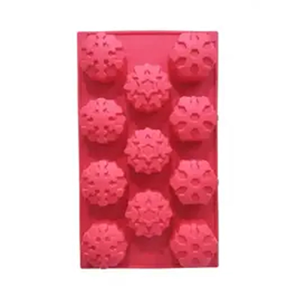 Silicone Snowflake Chocolate Mold – 8-Cavity Winter Dessert Mold | CM221