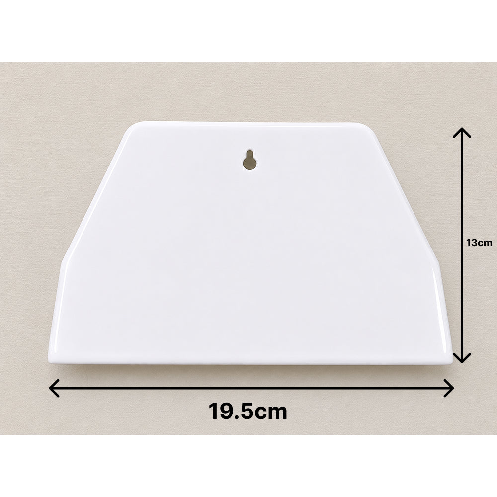 BT003B Large Heavy Plastic Cake Scraper / Cake Smoother – 19.5 × 13 cm