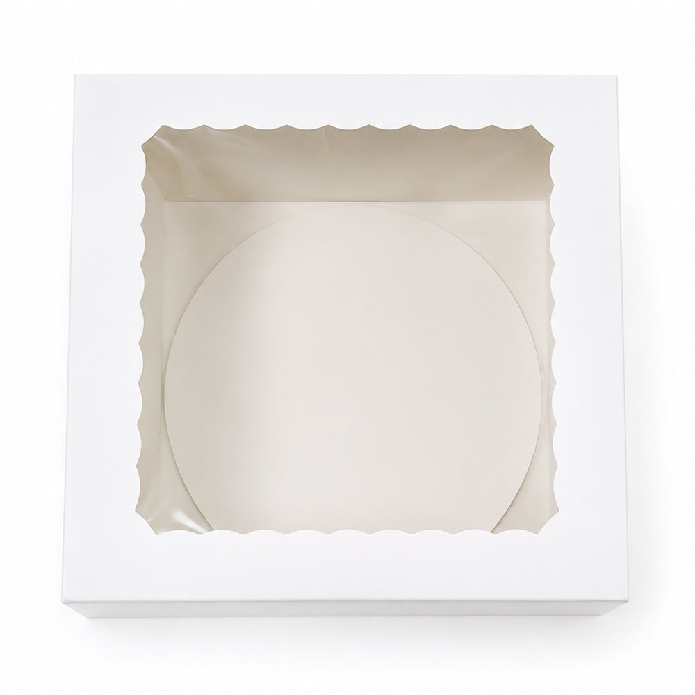 CB053 Window Cake Box with Cake Base Board – Available in 2 Sizes