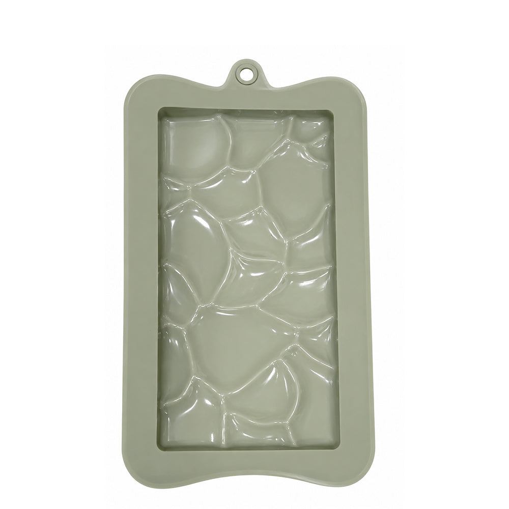 CM258 Stone Texture Silicone Chocolate Bar Mold | Food Grade Non-Stick Chocolate Mould