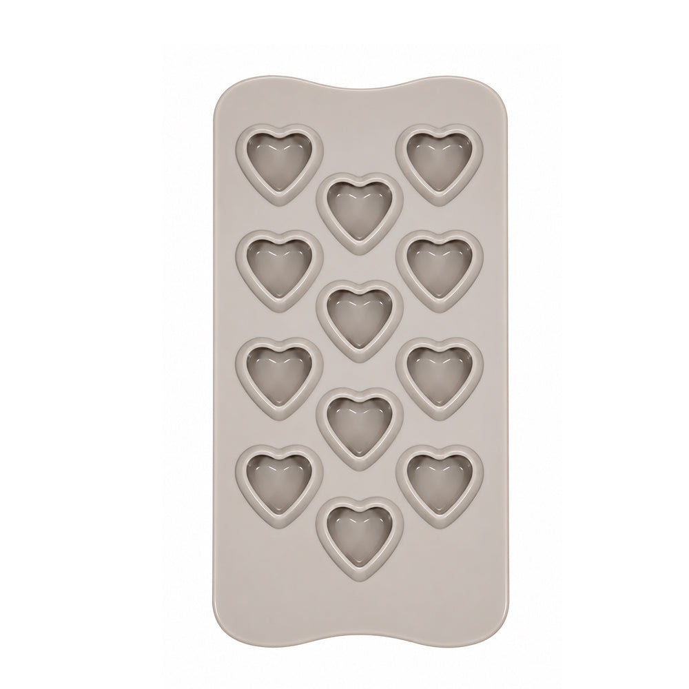 CM262 10-Cavity Heart Shape Silicone Chocolate Mold | Food Grade Non-Stick Chocolate Mould