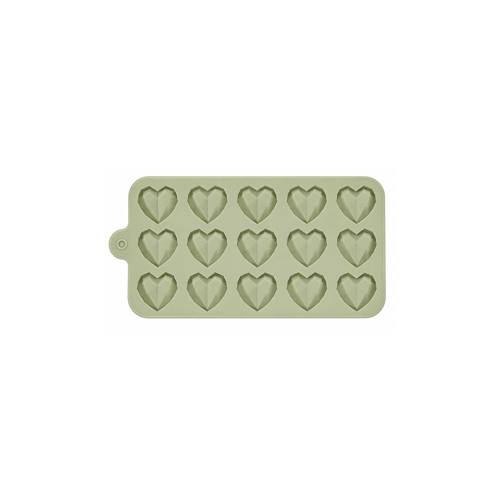 15 in 1 Stitched Heart Chocolate Mold – Create Beautiful Heart-Shaped Designs CM187