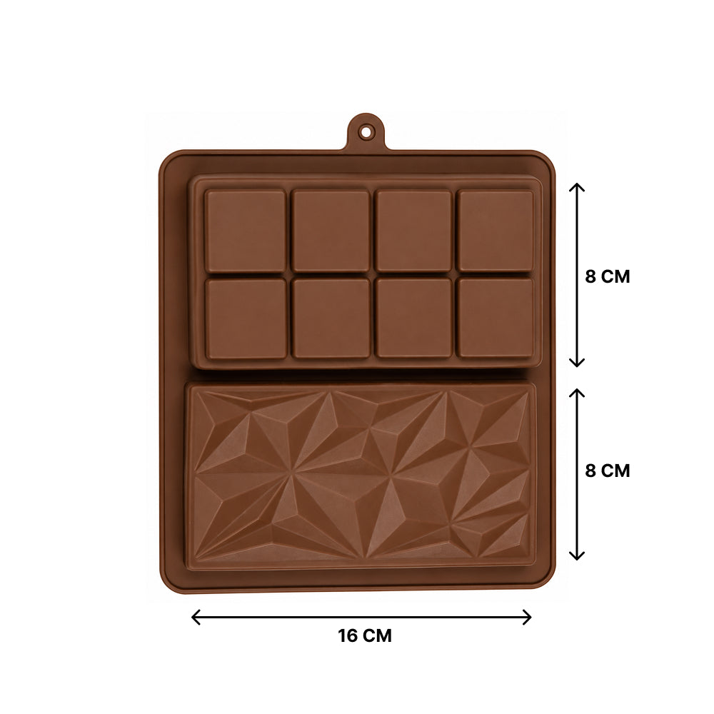 Silicone Chocolate Bar & Cube Mold – Flexible Baking & Candy Mold | CM200