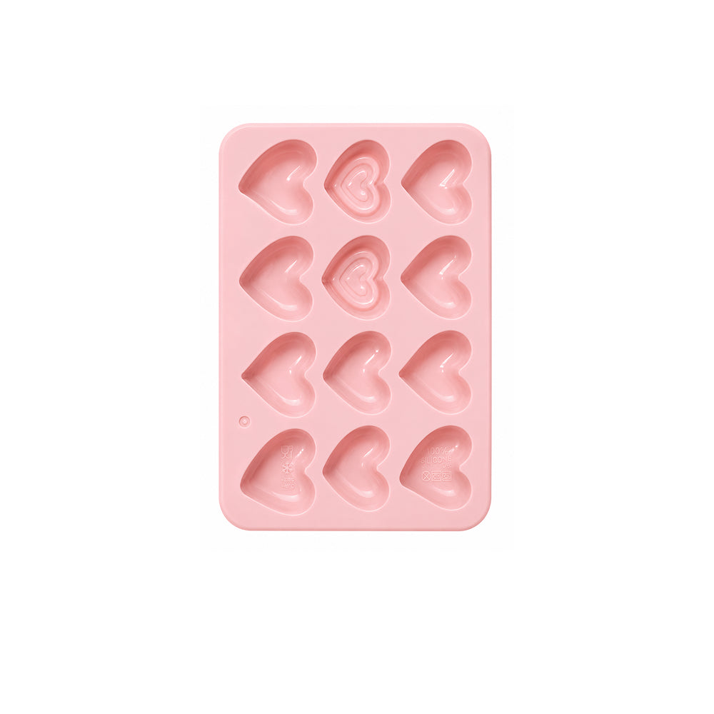 CM280 Heart Shape Silicone Mold | Multi Design Heart Chocolate & Dessert Mold
