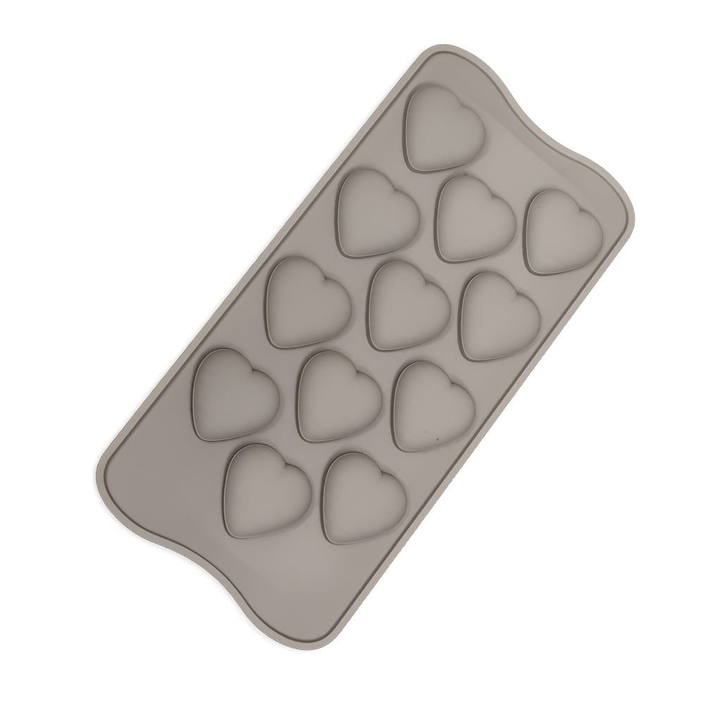 CM262 10-Cavity Heart Shape Silicone Chocolate Mold | Food Grade Non-Stick Chocolate Mould