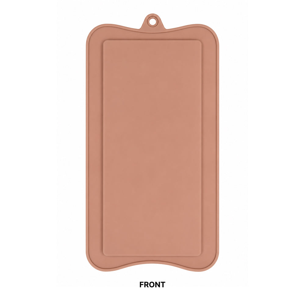 CM257 Geometric Texture Silicone Chocolate Bar Mold | Food Grade Non-Stick Chocolate Mould