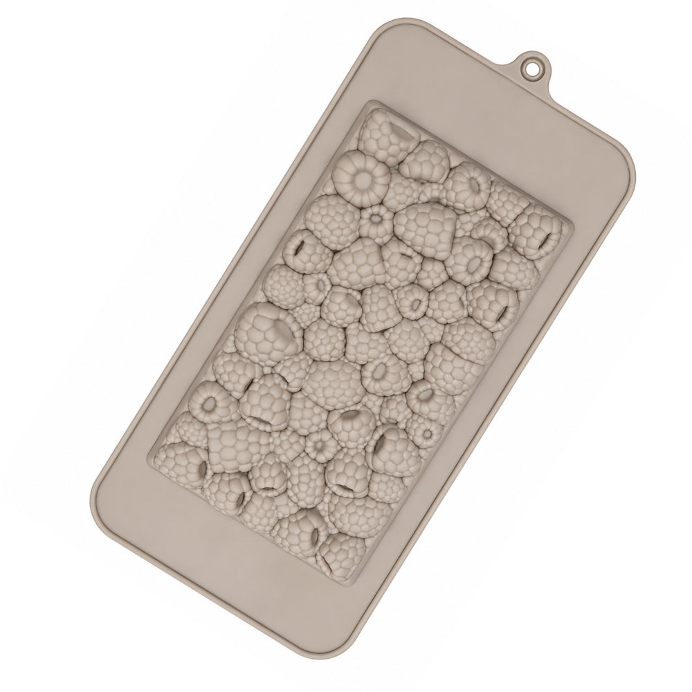 CM268 Berry Design Silicone Chocolate Bar Mold | Food Grade Non-Stick Chocolate Mould