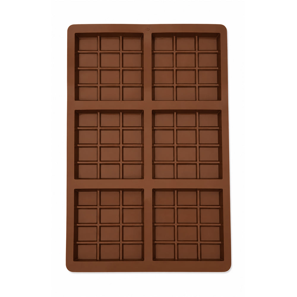 CM253 Mini Chocolate Bar Silicone Mold | 6 Cavity Chocolate Tablet Mold