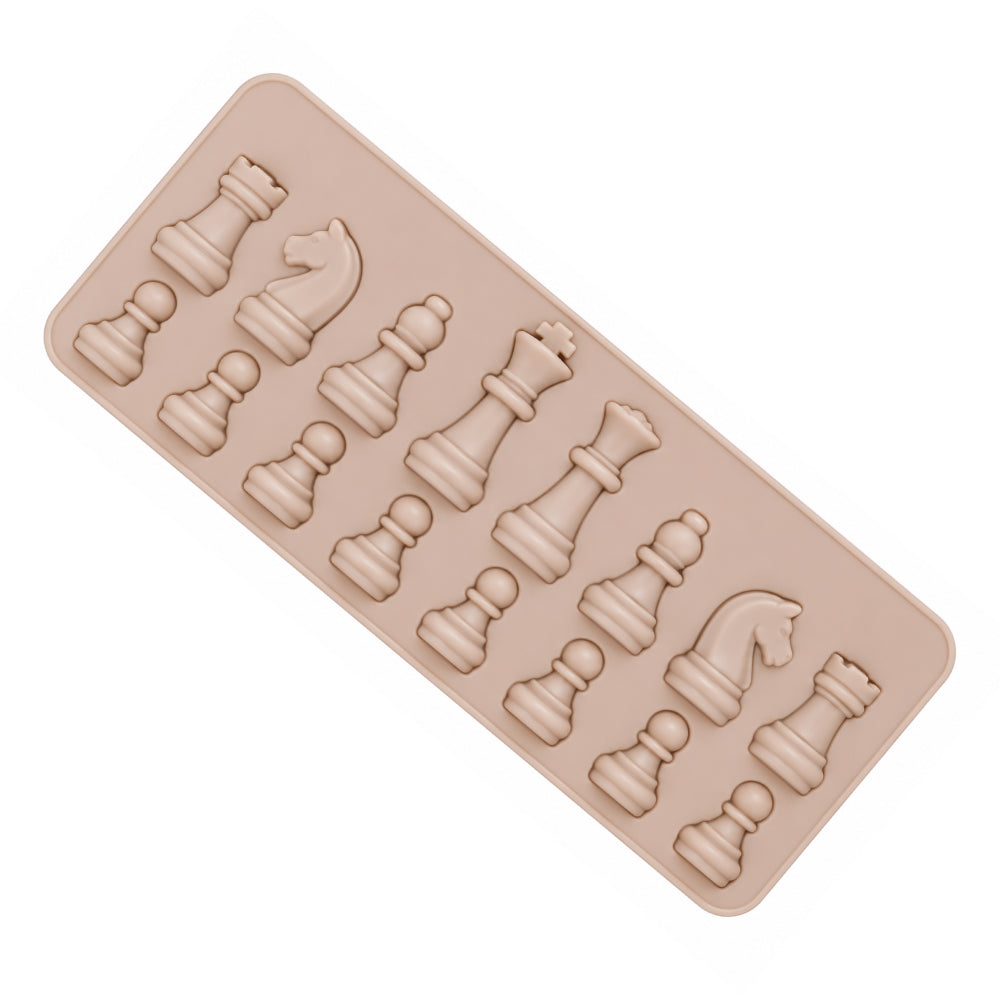 CM266 Chess Pieces Silicone Mold for Chocolate, Candy, Fondant & Resin