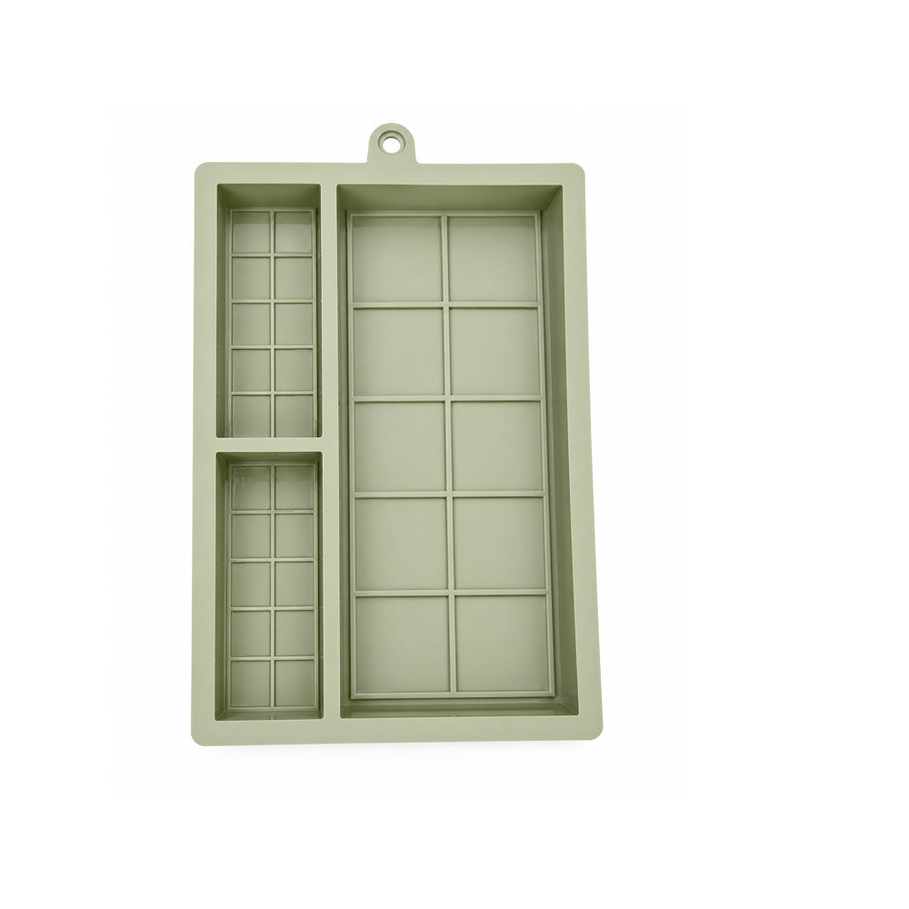 CM271 3-in-1 Silicone Chocolate Bar Mold | Food Grade Non-Stick Chocolate Mould | Large & Mini Chocolate Bar Mold