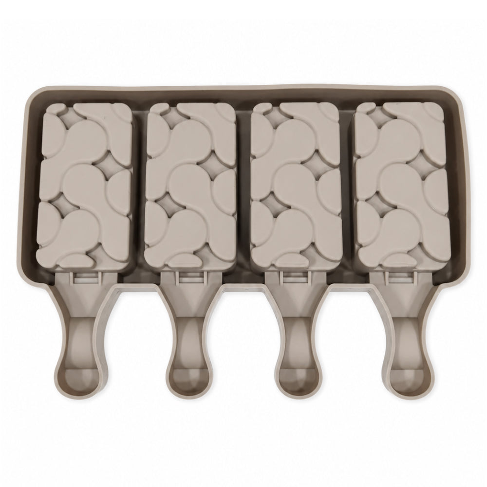 CM282 4-Cavity Ice Cream Bar Silicone Mold | Popsicle & Chocolate Bar Mold
