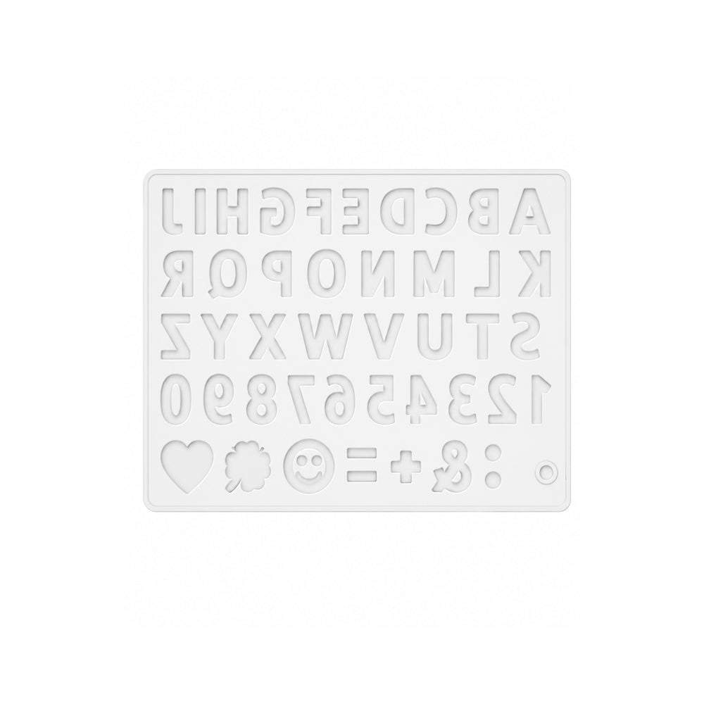 CM279 Alphabet & Number Silicone Mold | Letter, Number & Symbol Chocolate Mold | MOQ 20 Pieces