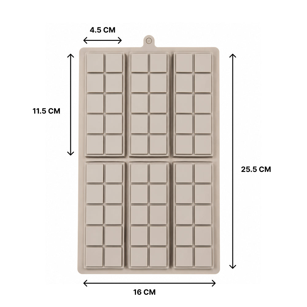 6 in 1 10 Cavity Chocolate Mold – Versatile Mold for Perfect Chocolate Shapes CM137