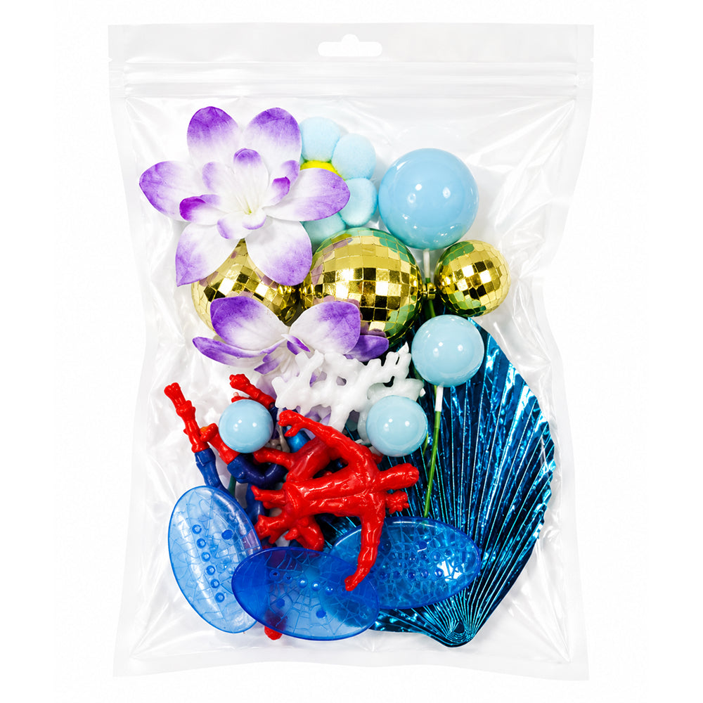 TPR240 Birthday Cake Topper Decoration Kit for Kids | Cartoon & Princess Cake Decor Set