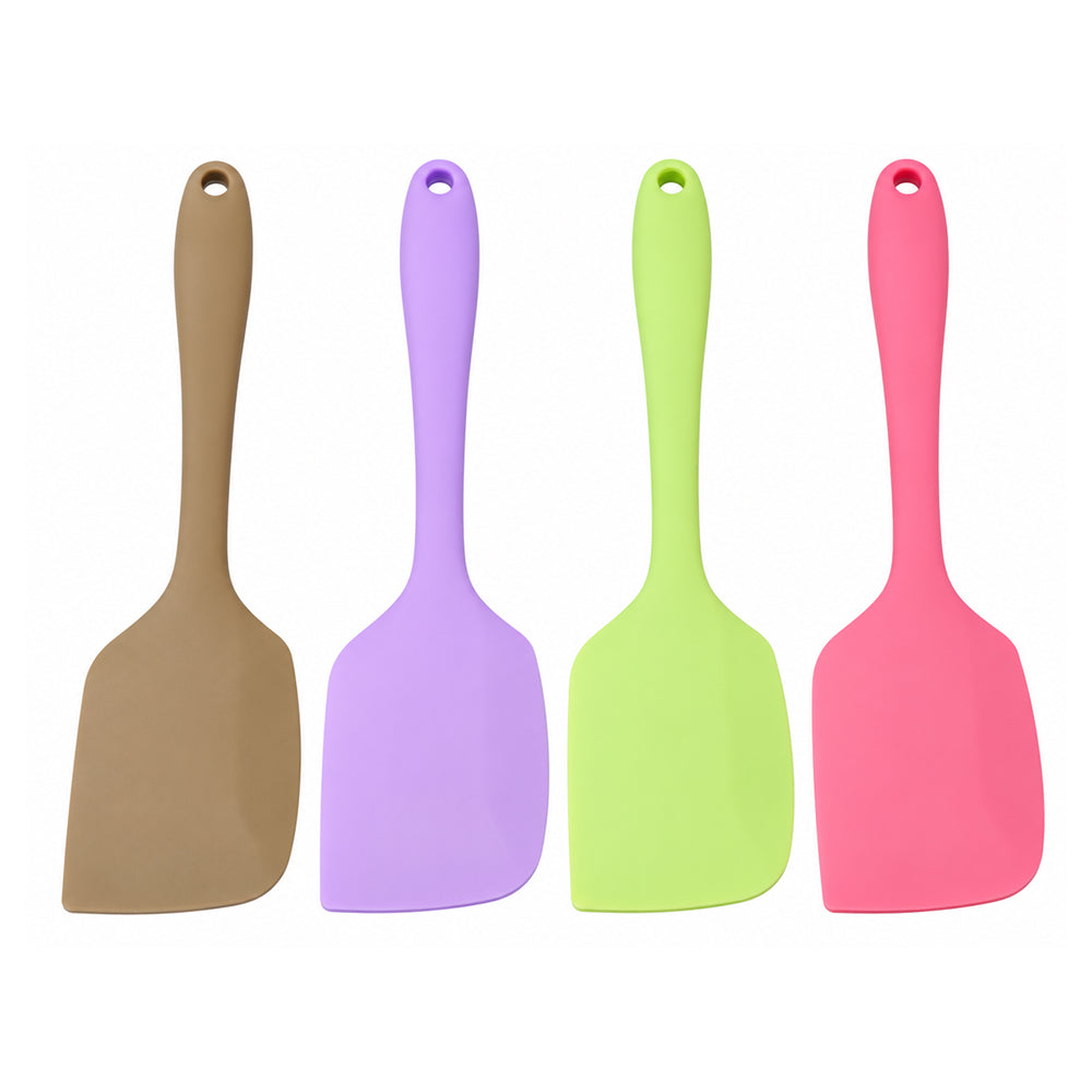 BT011D 10 Inch Silicone Spatula for Baking, Mixing & Cooking – Assorted Colours