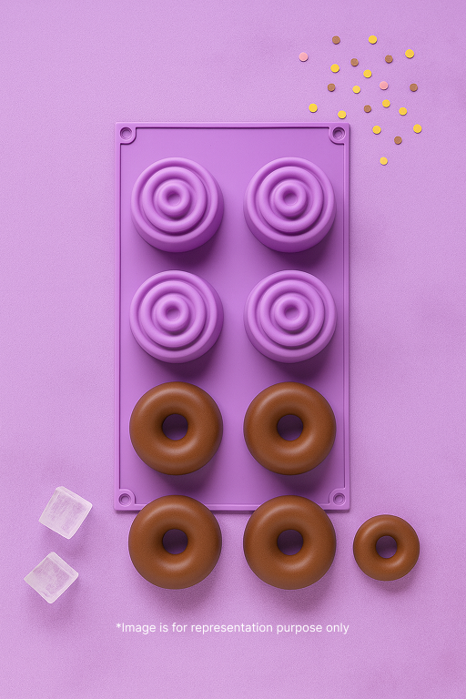 Silicone Spiral Swirl Mold – 6-Cavity Dessert & Chocolate Mold | CM207