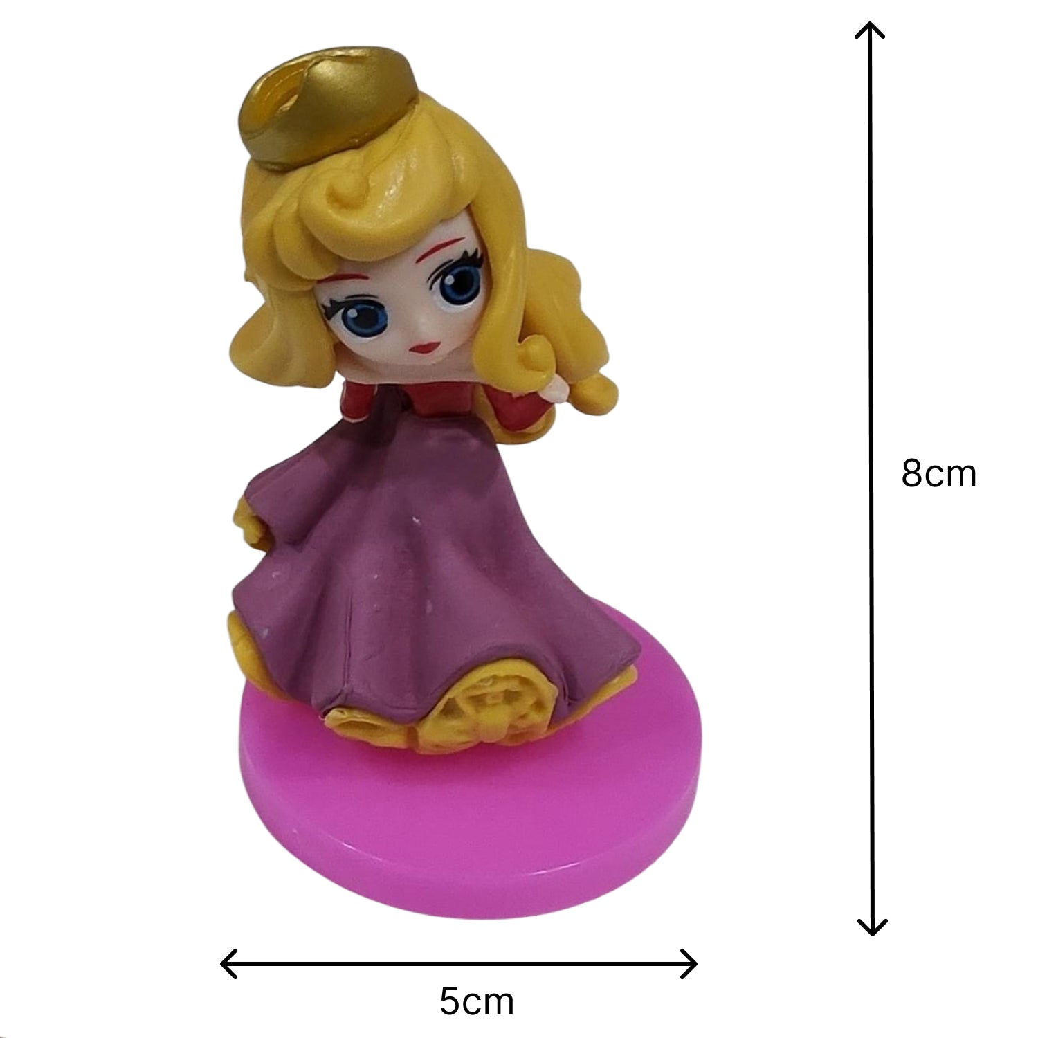 Princess Cartoon Cake Topper Set – Fairy Tale Princess Decorations | PVC | CTT048A
