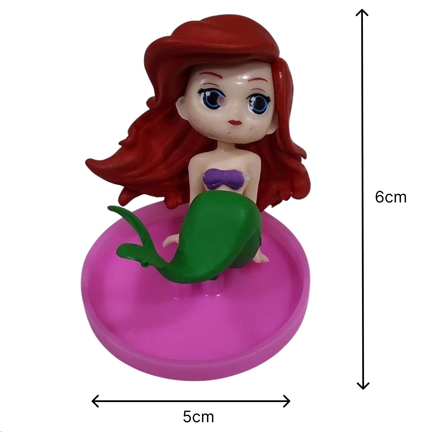 Princess Cartoon Cake Topper Set – Fairy Tale Princess Decorations | PVC | CTT048A