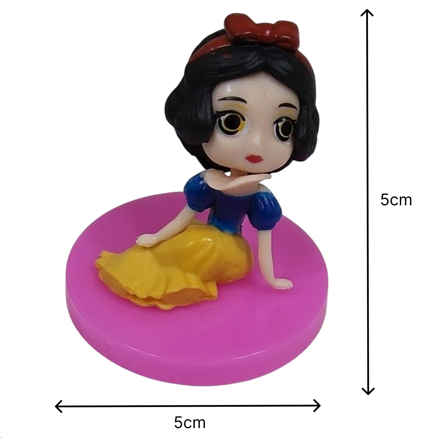 Princess Cartoon Cake Topper Set – Fairy Tale Princess Decorations | PVC | CTT048A