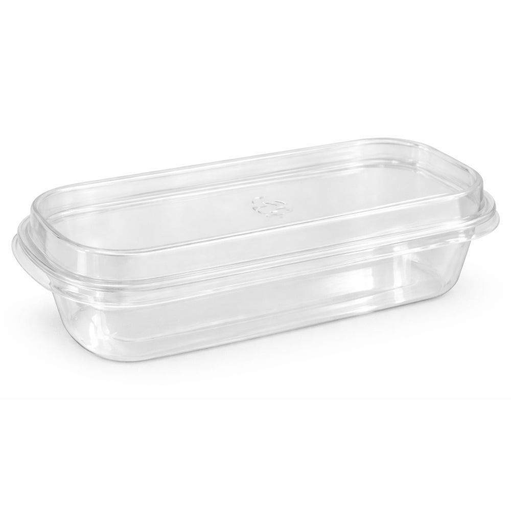 Clear Plastic Loaf Cake Container with Lid – CL019 Rectangular Cake Box (Pack of 10)