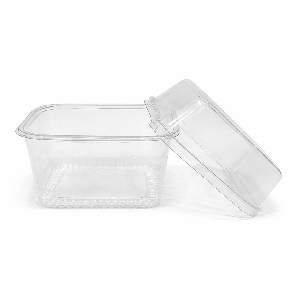 3 Inch Square PVC Container with Lid 10 Pieces Pack – Clear Mini Food Box