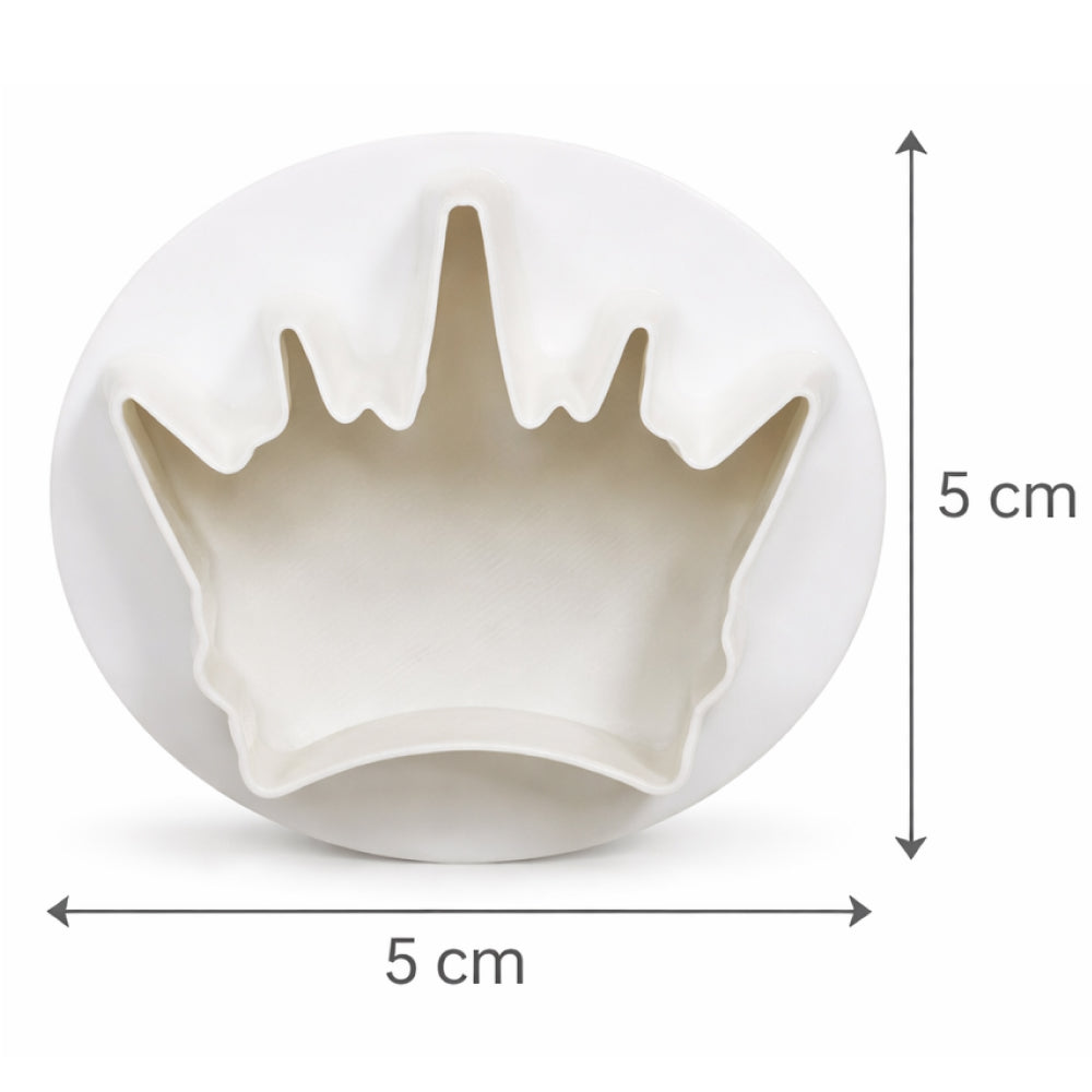 Crown Plunger Fondant Cutter Set – Royal Crown Shapes for Cake Decoration | CT006