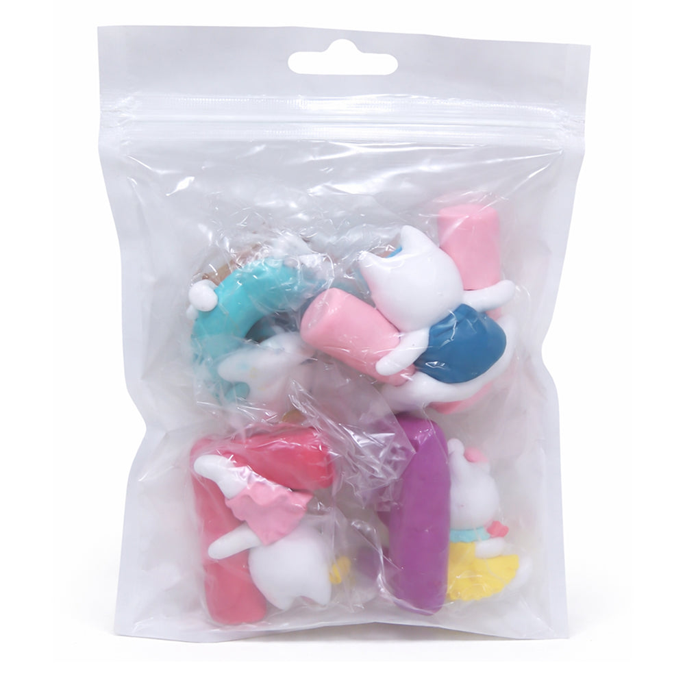 Cute Cat LOVE Letter Cake Topper Figurines – Cartoon Kitty Love Set | MTRC086A