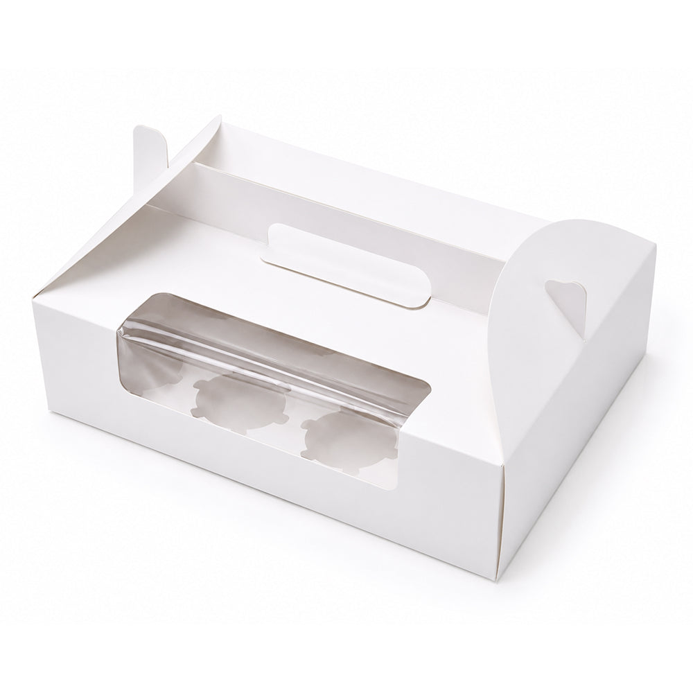 CB044 Window Dessert Box with Separate DIY Cavity Insert | 4,6,9 & 12 Cavity Options