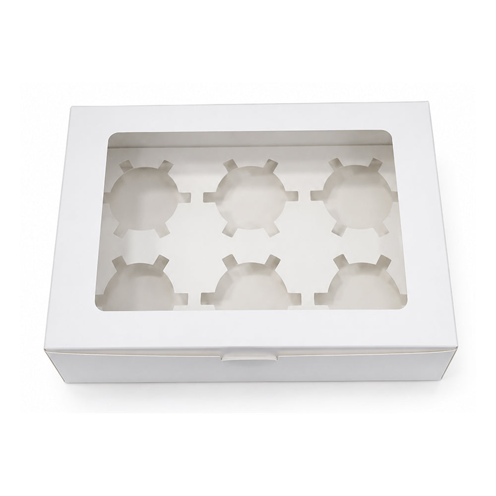CB044 Window Dessert Box with Separate DIY Cavity Insert | 4,6,9 & 12 Cavity Options