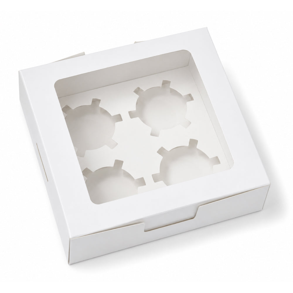 CB044 Window Dessert Box with Separate DIY Cavity Insert | 4,6,9 & 12 Cavity Options