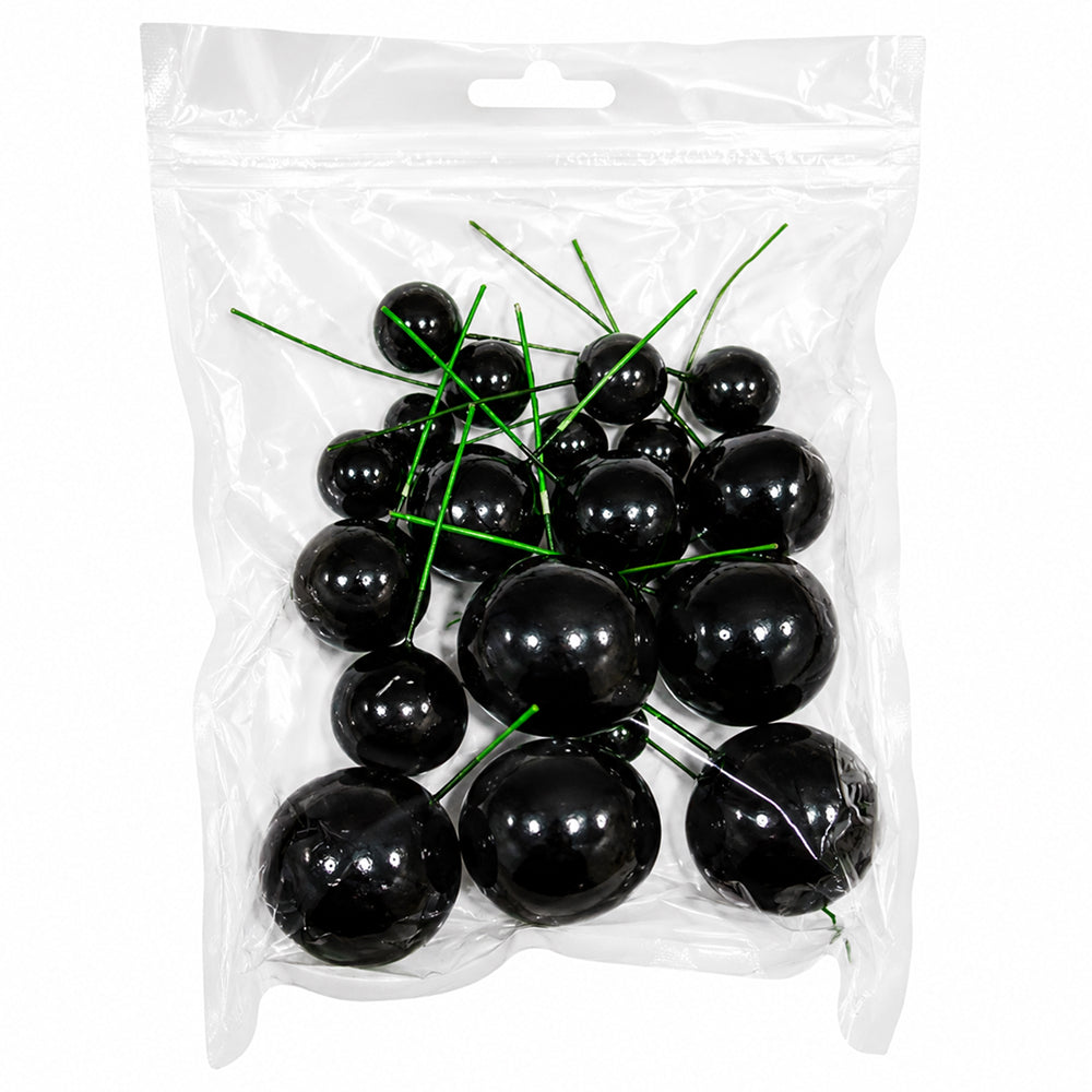 Shining Faux Ball Toppers for Cake Decoration TPR071