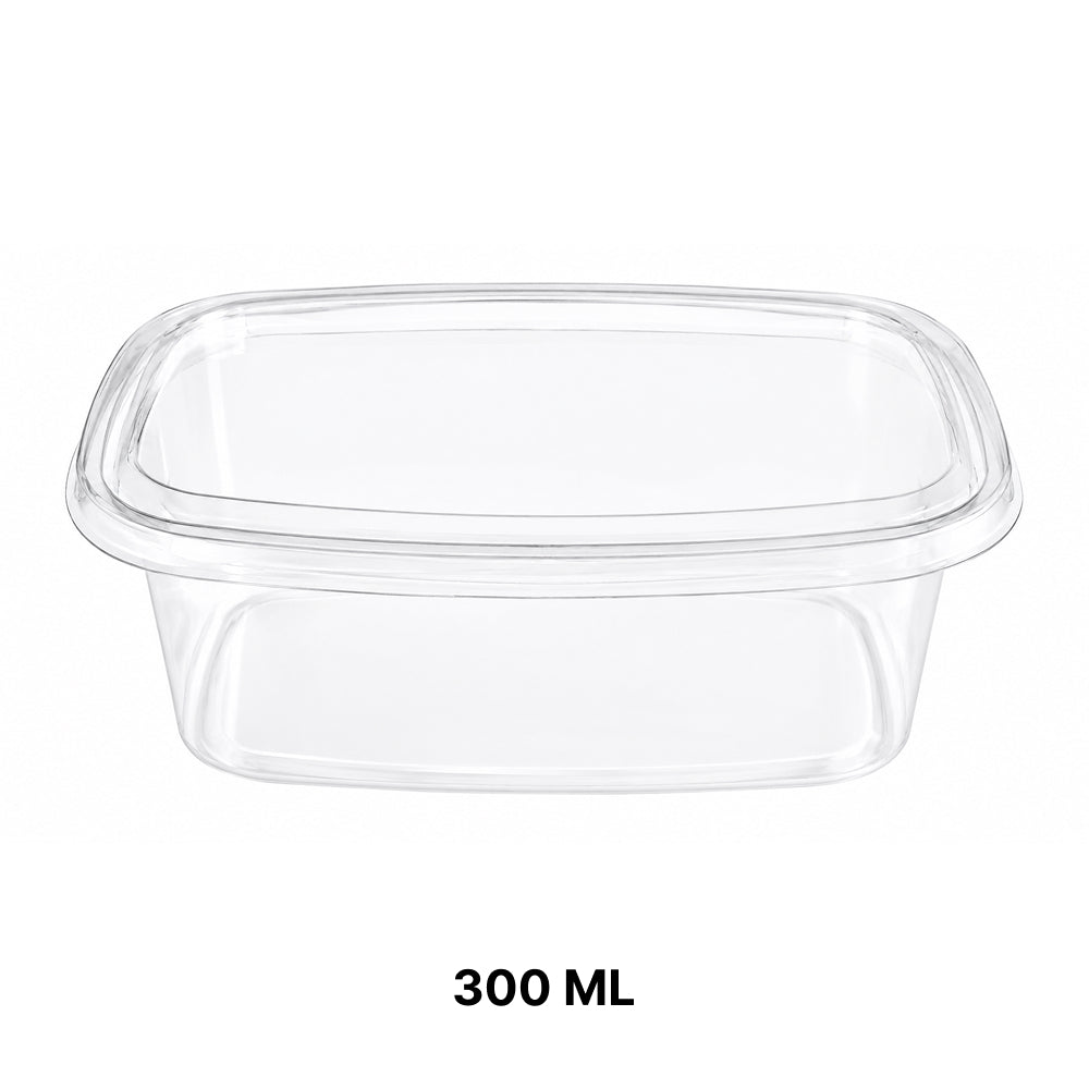 CL101 Rectangle Food Storage Container with Lid (300ml / 500ml) | Airtight Plastic Container