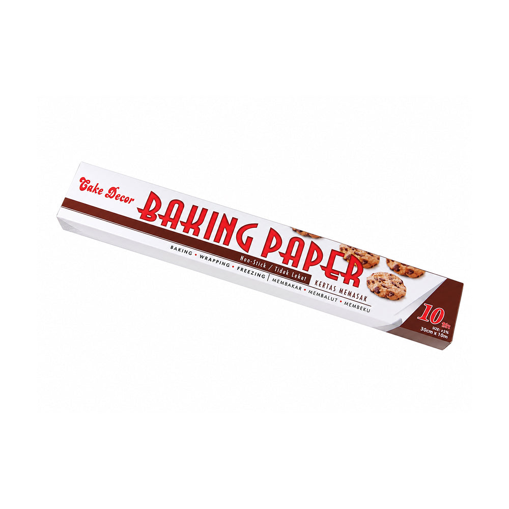BT102 Non-Stick Baking Paper Roll | 300mm Width | 10m, 30m & 50m