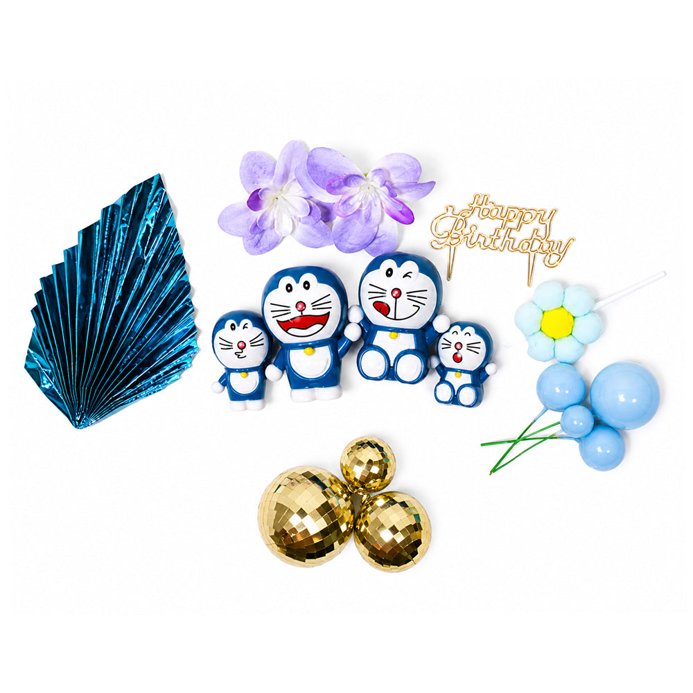 TPR240 Birthday Cake Topper Decoration Kit for Kids | Cartoon & Princess Cake Decor Set
