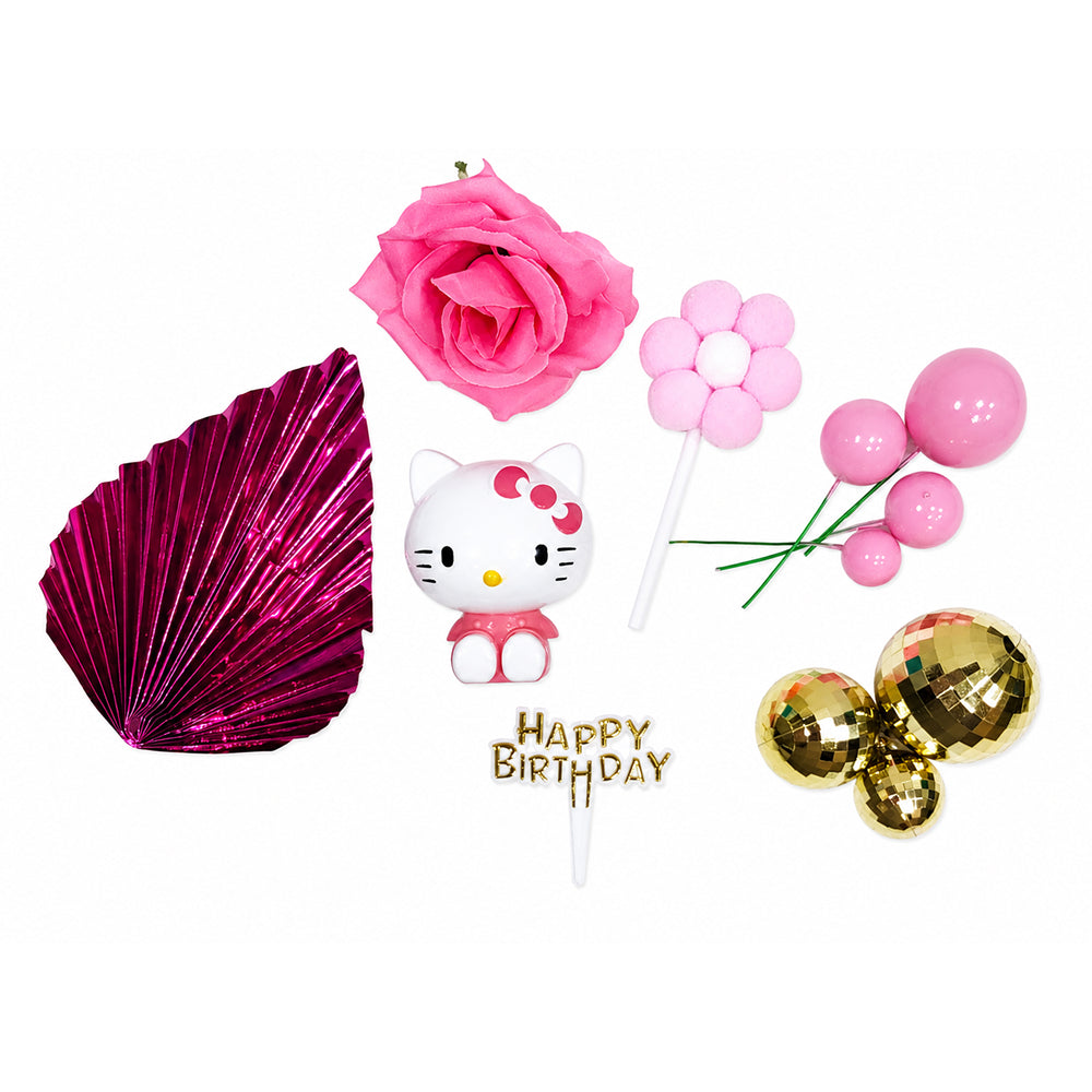 TPR240 Birthday Cake Topper Decoration Kit for Kids | Cartoon & Princess Cake Decor Set