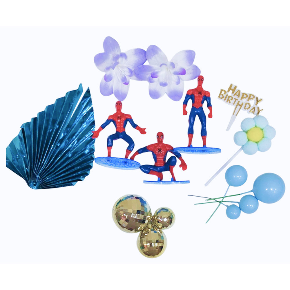 TPR240 Birthday Cake Topper Decoration Kit for Kids | Cartoon & Princess Cake Decor Set