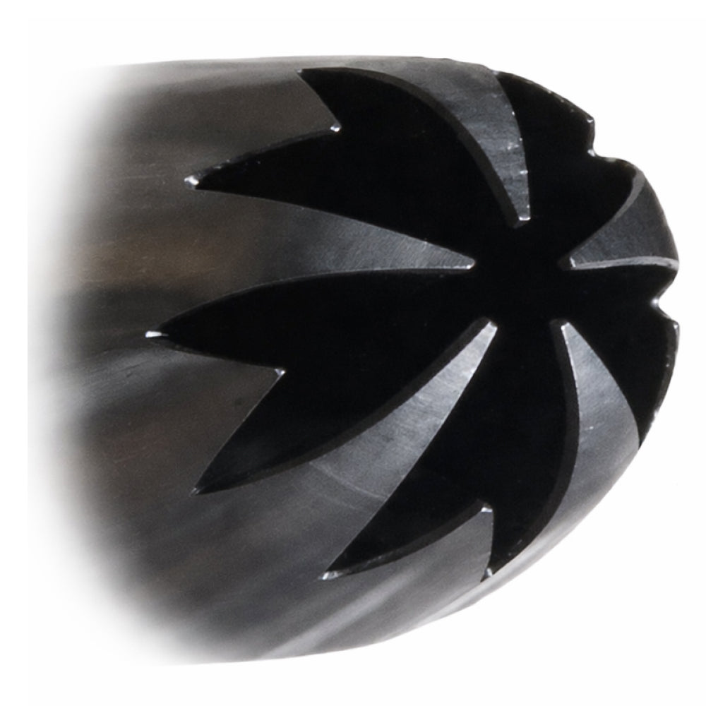 Steel nozzle on a white background