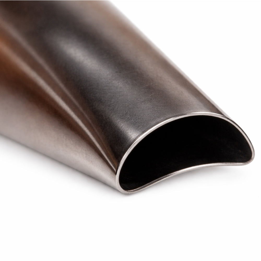 Steel nozzle on a white background