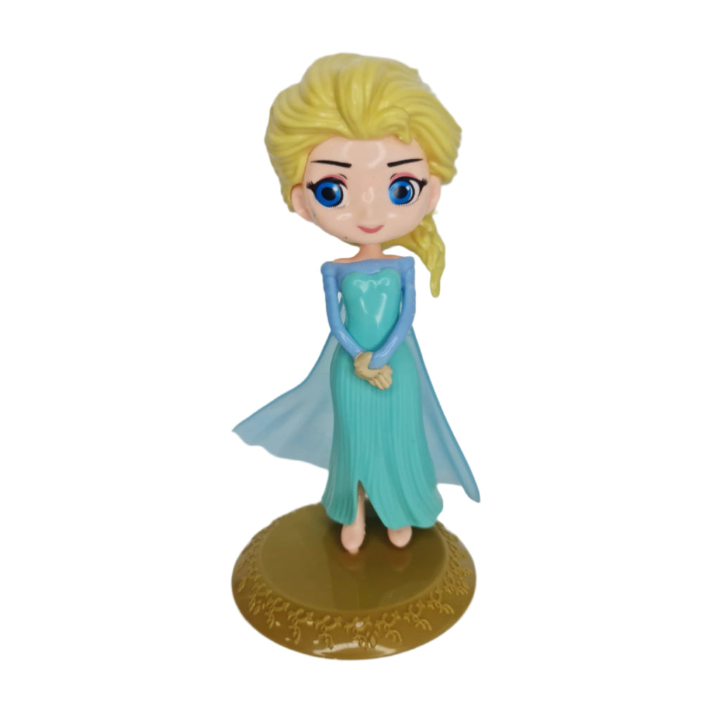 Frozen Miniature Cake Toy Topper on white background for clear product view