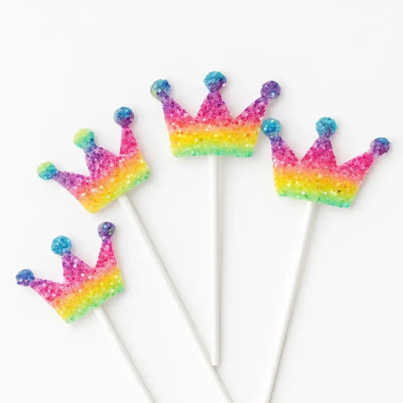 4 Piece Crown Cake Topper TPR088