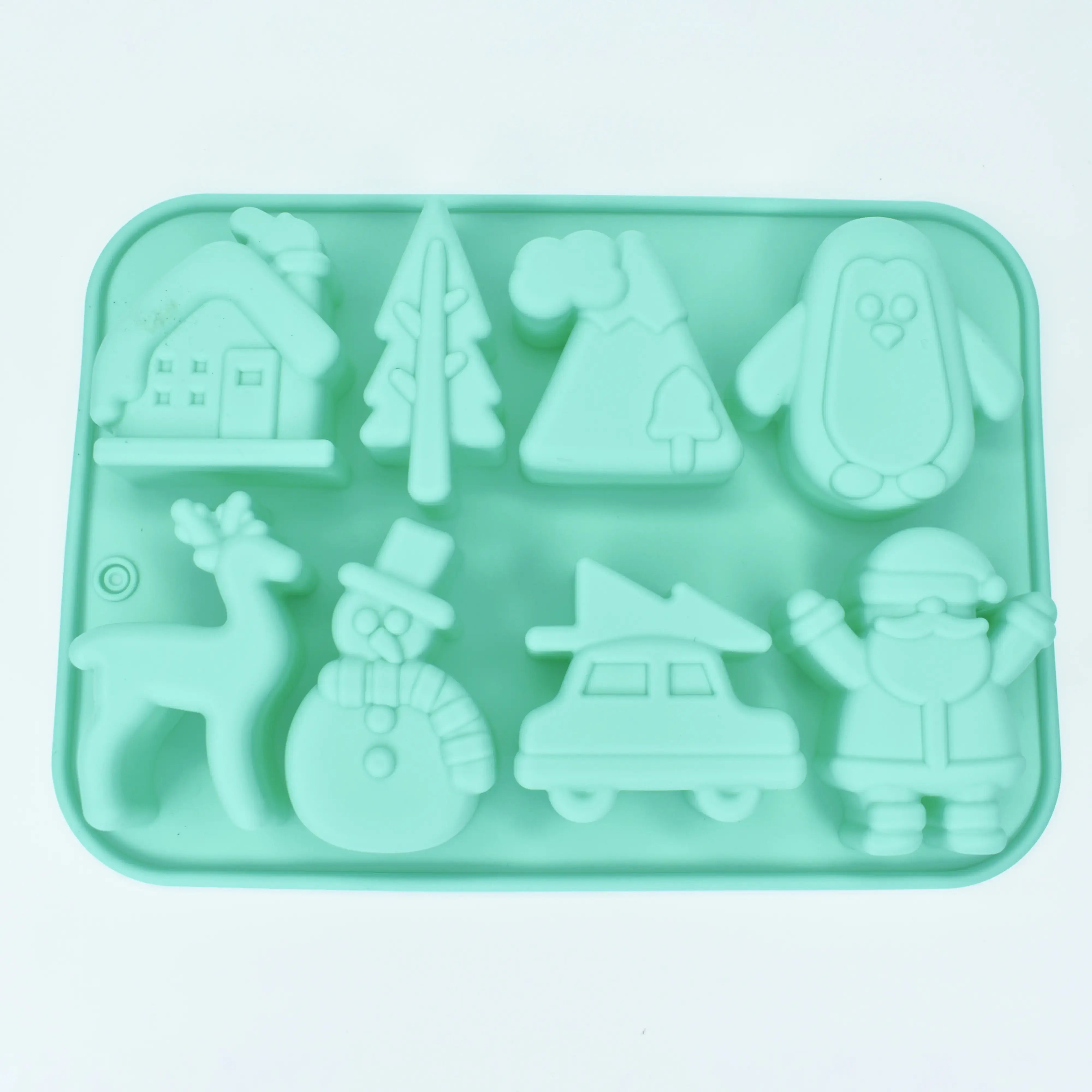 Christmas Chocolate Mold Design 3 Green  CM002