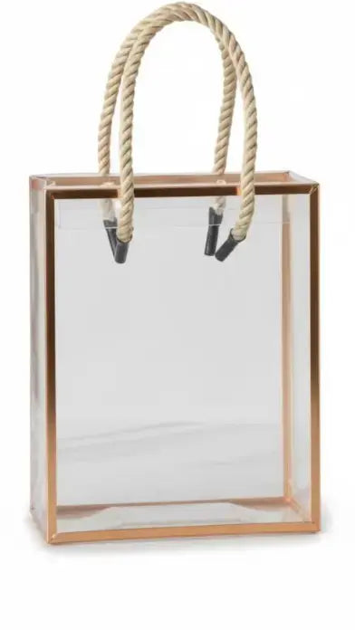 BT296C Big Premium Rectangle Clear Hamper Bag Display Box