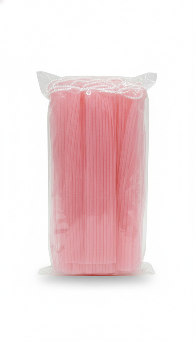 🎀 Elegant Pleated Tulle Fabric Roll (3 Meter) with Pearl Trim  TPR232