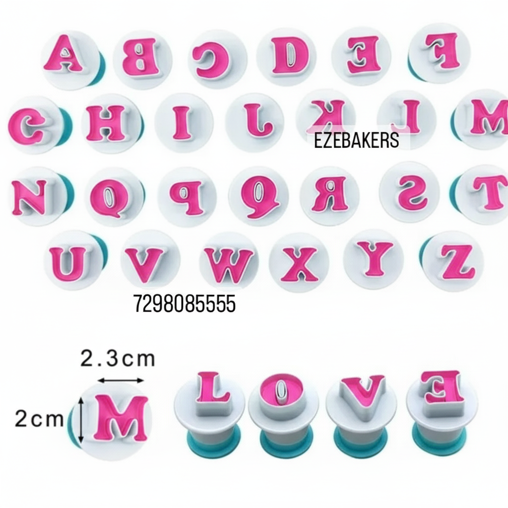 Uppercase Alphabet Plunger CT055