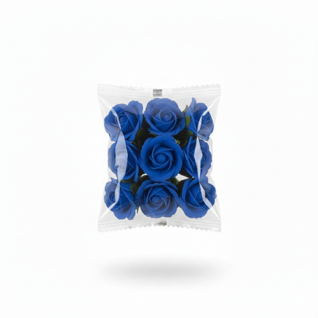 Classic Artificial Foam Rose Flower Heads - (Pack Of 10) AF013